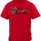 Firefighter Skull American Classic T-Shirt - front view
