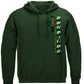 Firefighter Irish Green Foil Hoodie - front view