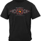 Firefighter Desire to Serve Silver Foil T-Shirt - front view