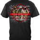 Firefighter American Flag Thin Red Line T-Shirt - back view