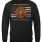 Firefighter Support Long Sleeve Shirt - back view