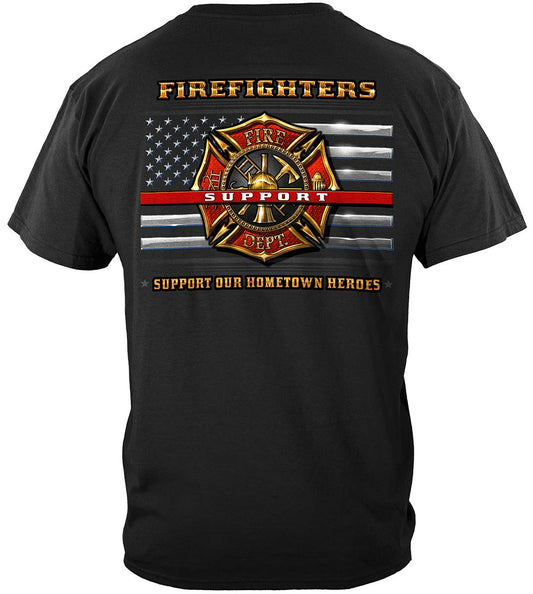 Firefighter Support T-Shirt - back view
