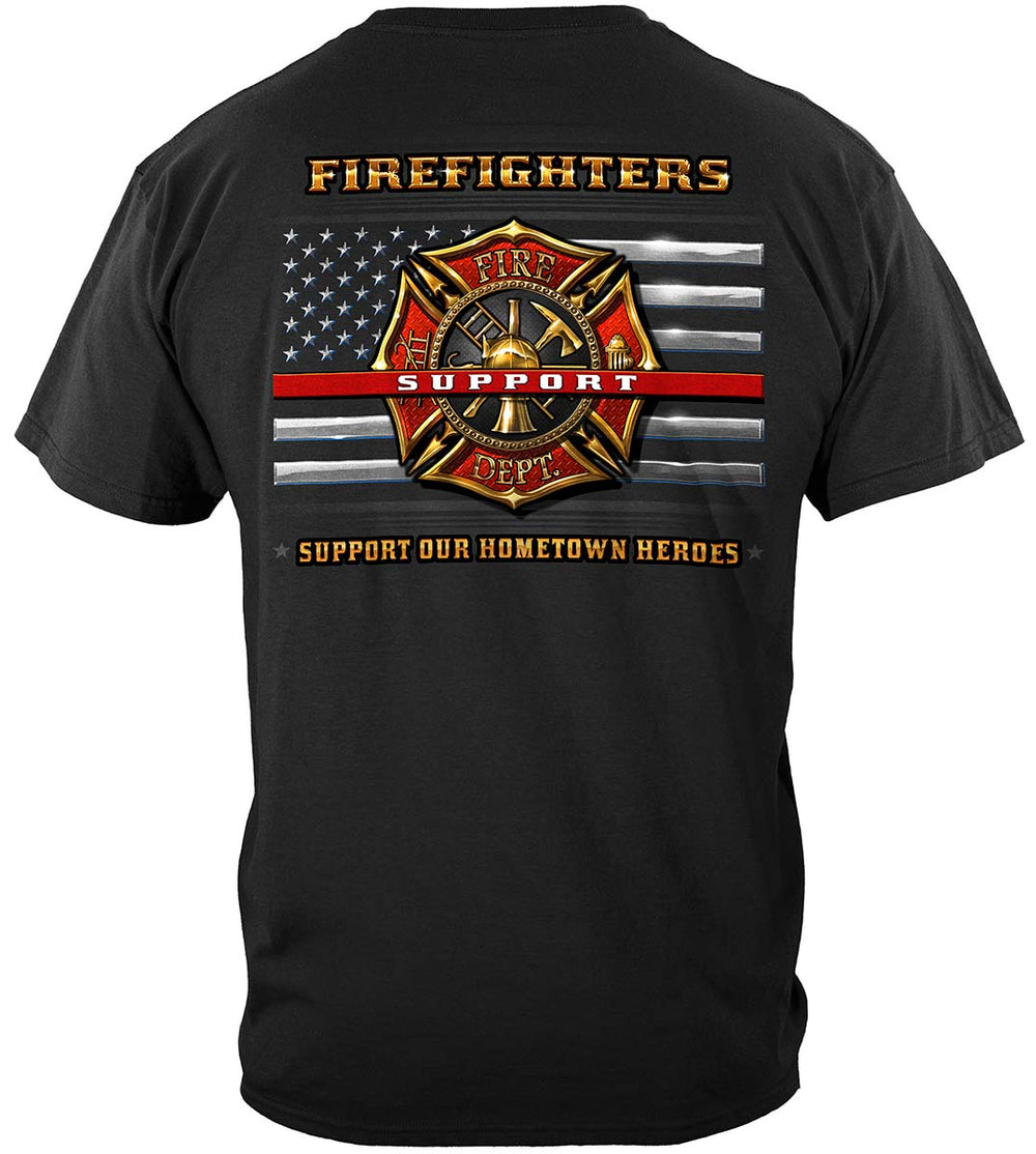 Firefighter Support T-Shirt - back view