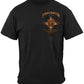 Firefighter Cross Walk Through the Fire Isaiah 43:2 T-Shirt - front view