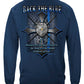 Back the Blue Matthew 5:9 Long Sleeve Shirt - back view