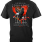 Firefighter Eagle Flag Red Line T-Shirt - back view