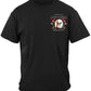 Firefighter Eagle Flag Red Line T-Shirt - front view