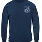 Law Enforcement Back the Blue Virtue Respect Honor Long Sleeve Shirt - front view