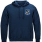 Law Enforcement Back the Blue Virtue Respect Honor Hoodie - front view