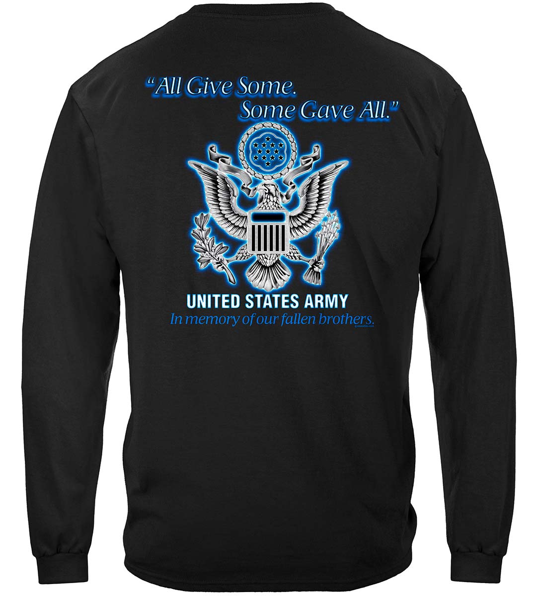 Army Gave All Long Sleeve Shirt - back view