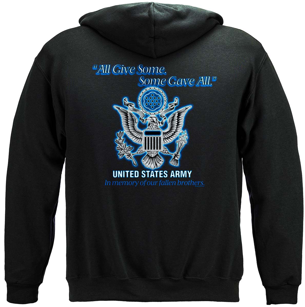 Army Gave All Hoodie - back view