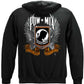 POW Chrome Wings Hoodie - back view
