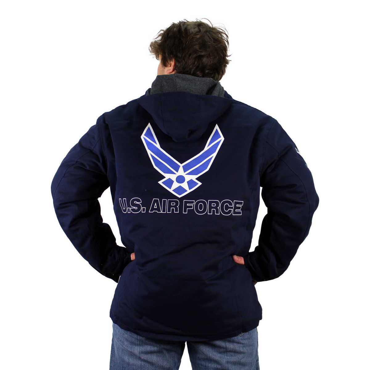 U.S. Air Force Insulated Hooded Canvas Jacket – view 3