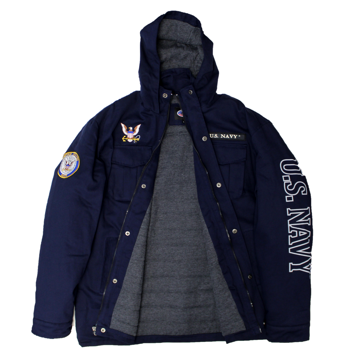 U.S. Navy Heavyweight Insulated Canvas Jacket – view 3