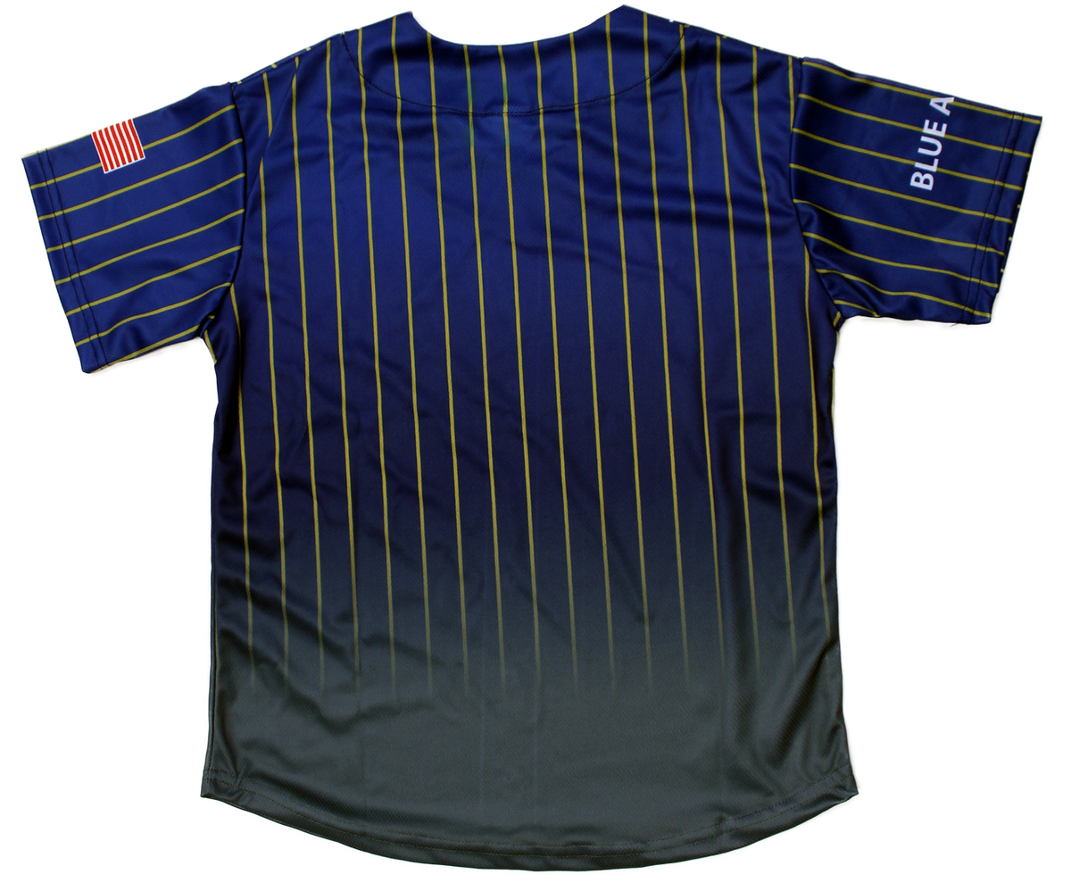 Blue Angels Sublimated Baseball Sports Jersey – view 2