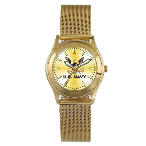 Ladies US Navy Stainless Steel Wrist Watch