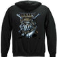 Marine Corps Never Retreat Never Surrender Hoodie - back view