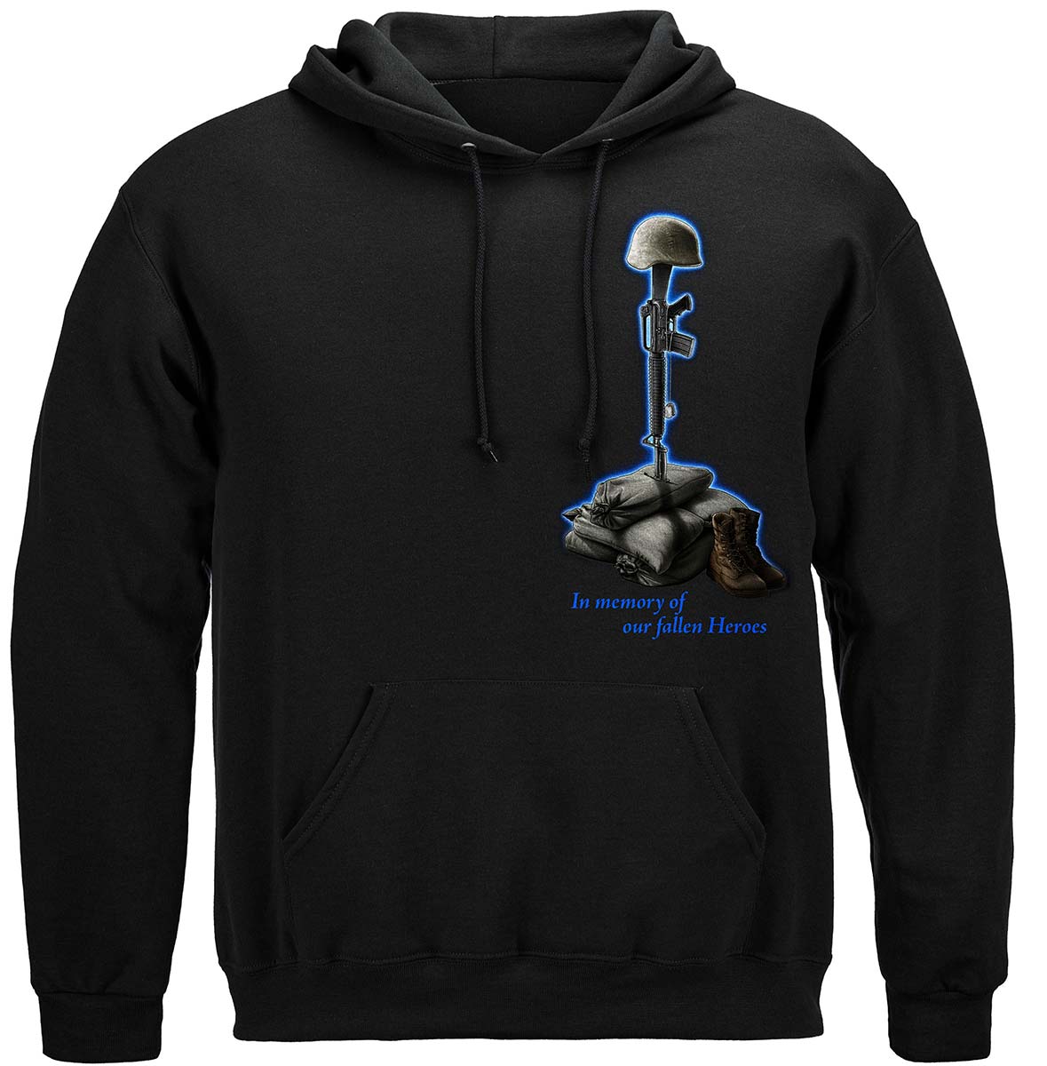 Soldier's Cross Hoodie - front view
