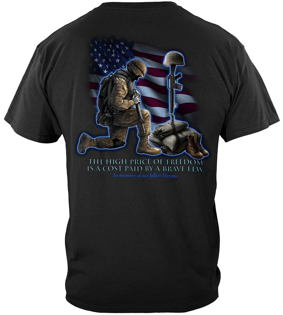 Soldier's Cross T-Shirt - back view