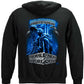 Never Forget Fallen Soldier Hoodie - back view