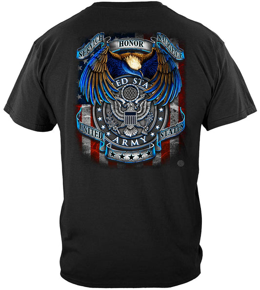 True Heroes Army T-Shirt - back view