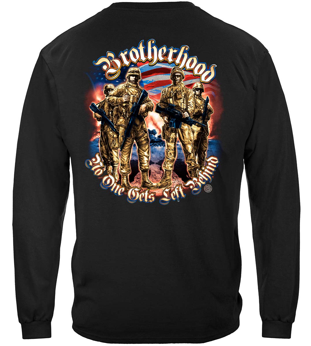 Brotherhood Soldier Long Sleeve Shirt - back view