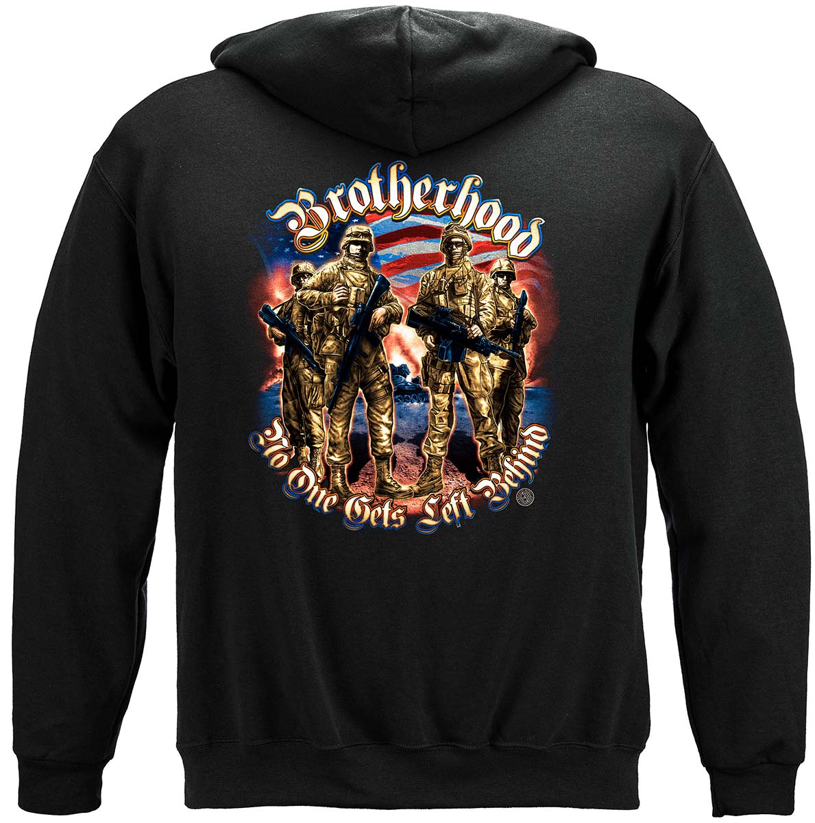 Brotherhood Soldier Hoodie - back view