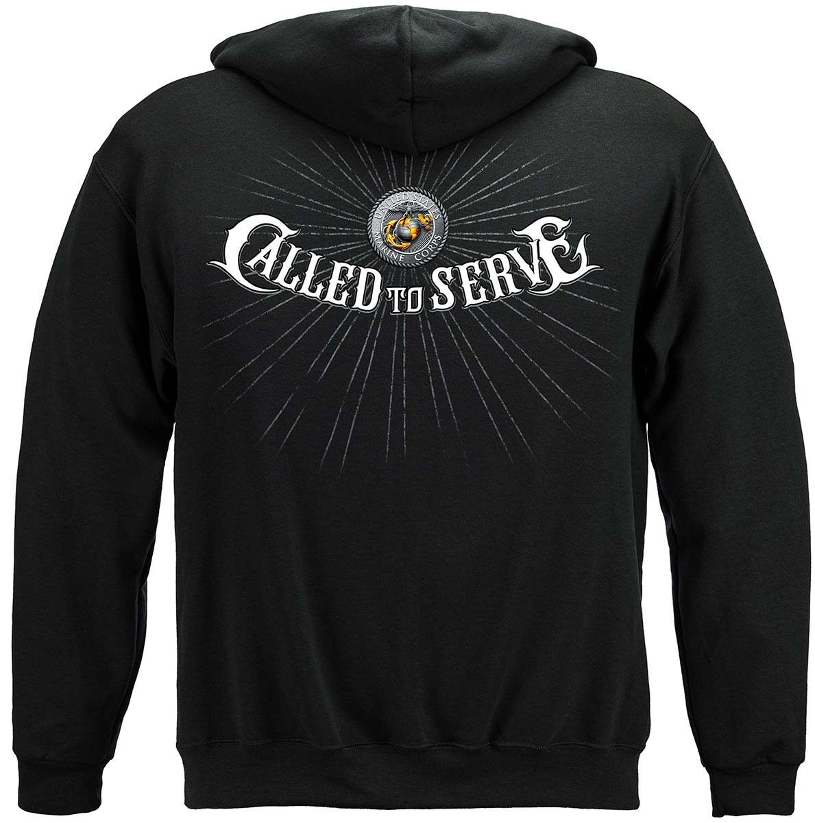 Marines Called to Serve Hoodie - back view