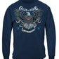 Navy Call to Serve Long Sleeve Shirt - front view
