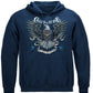 Navy Call to Serve Hoodie - front view