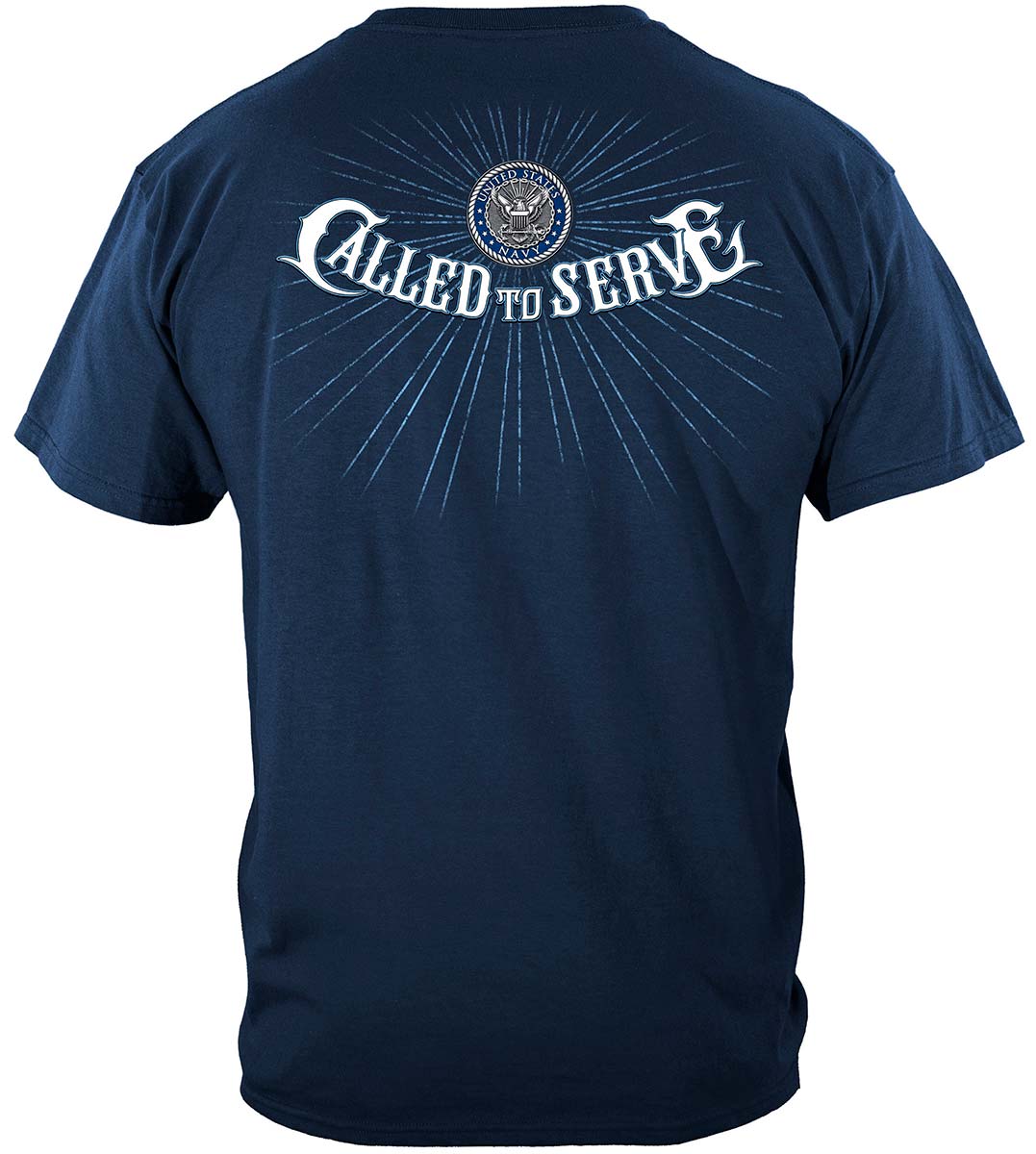 Navy Call to Serve T-Shirt - back view