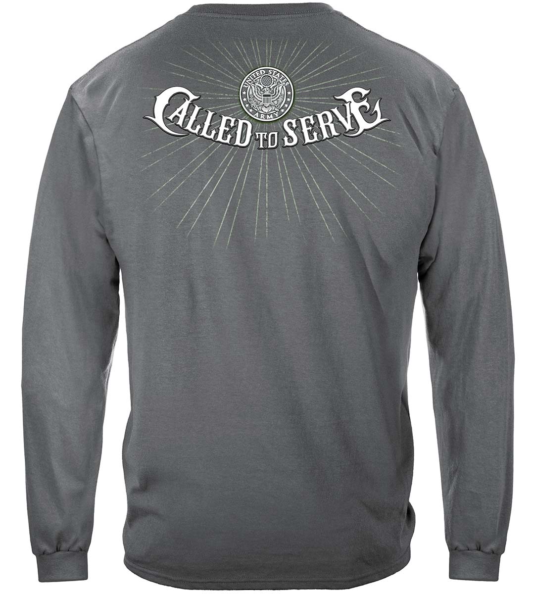 Army Call to Serve Long Sleeve Shirt - back view