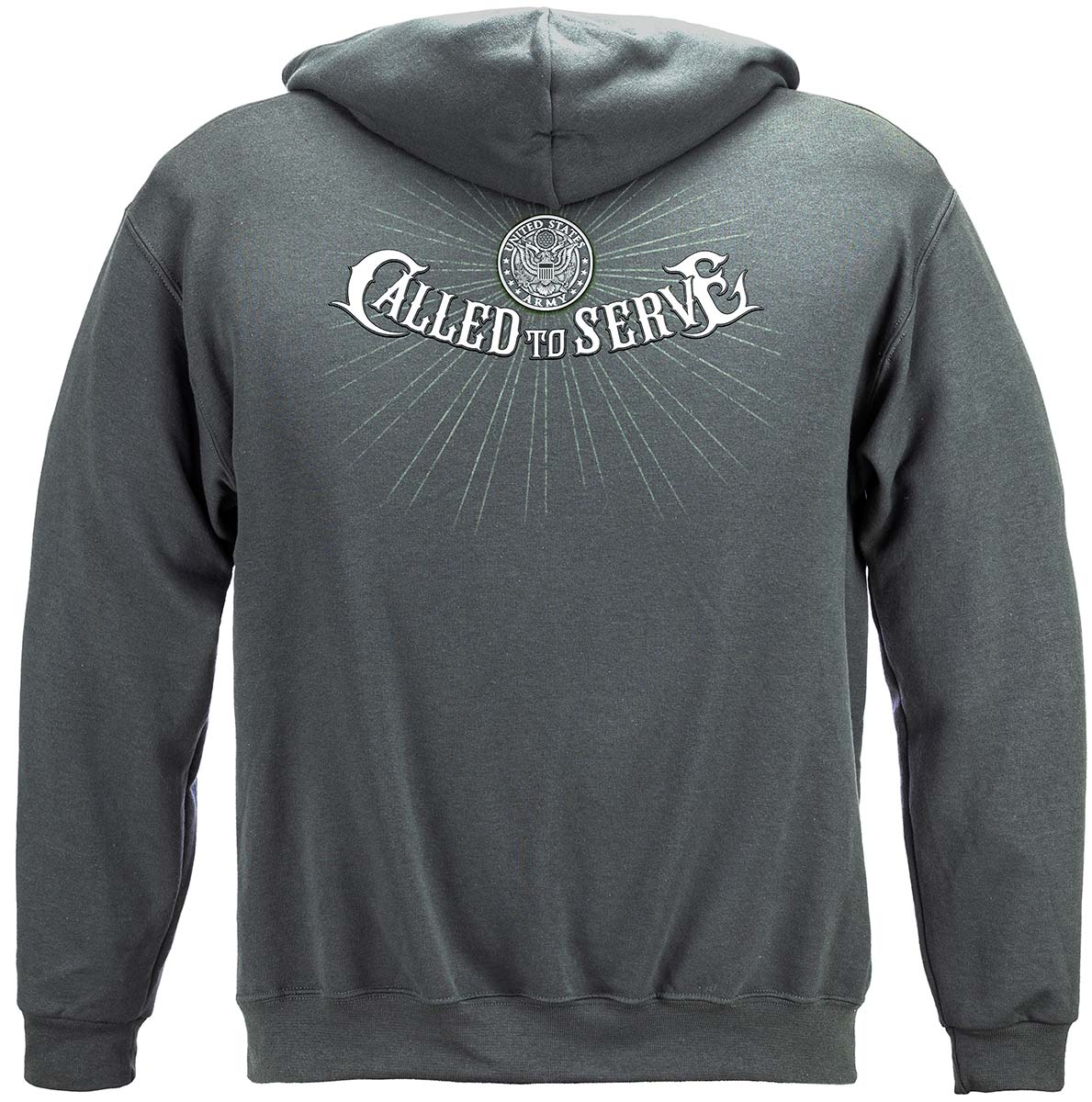 Army Call to Serve Hoodie - back view