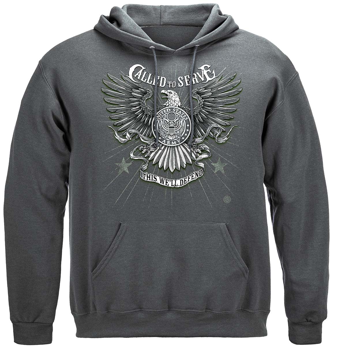 Army Call to Serve Hoodie - front view