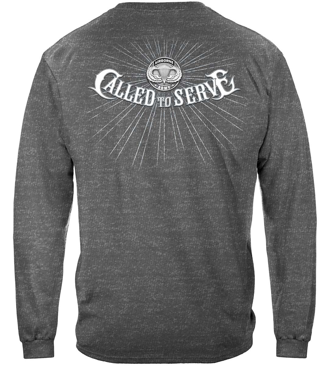 Call to Serve Airborne Long Sleeve Shirt - back view