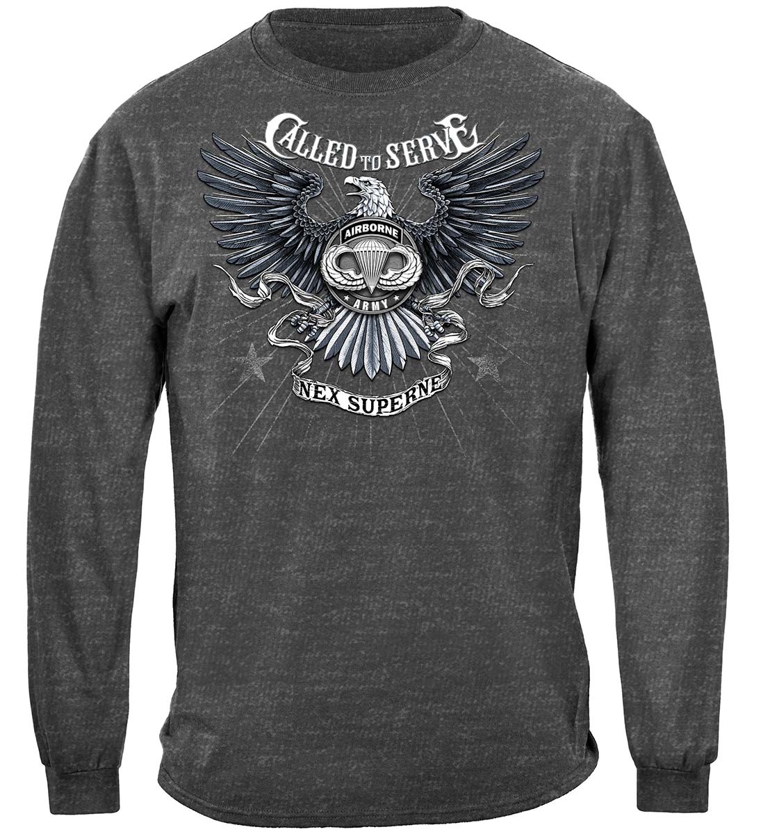 Call to Serve Airborne Long Sleeve Shirt - front view