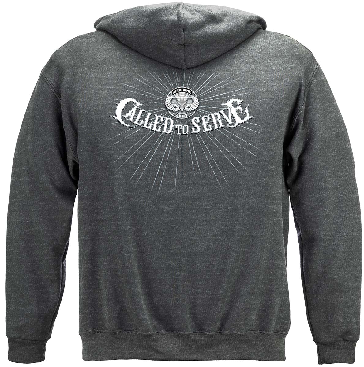 Call to Serve Airborne Hoodie - back view