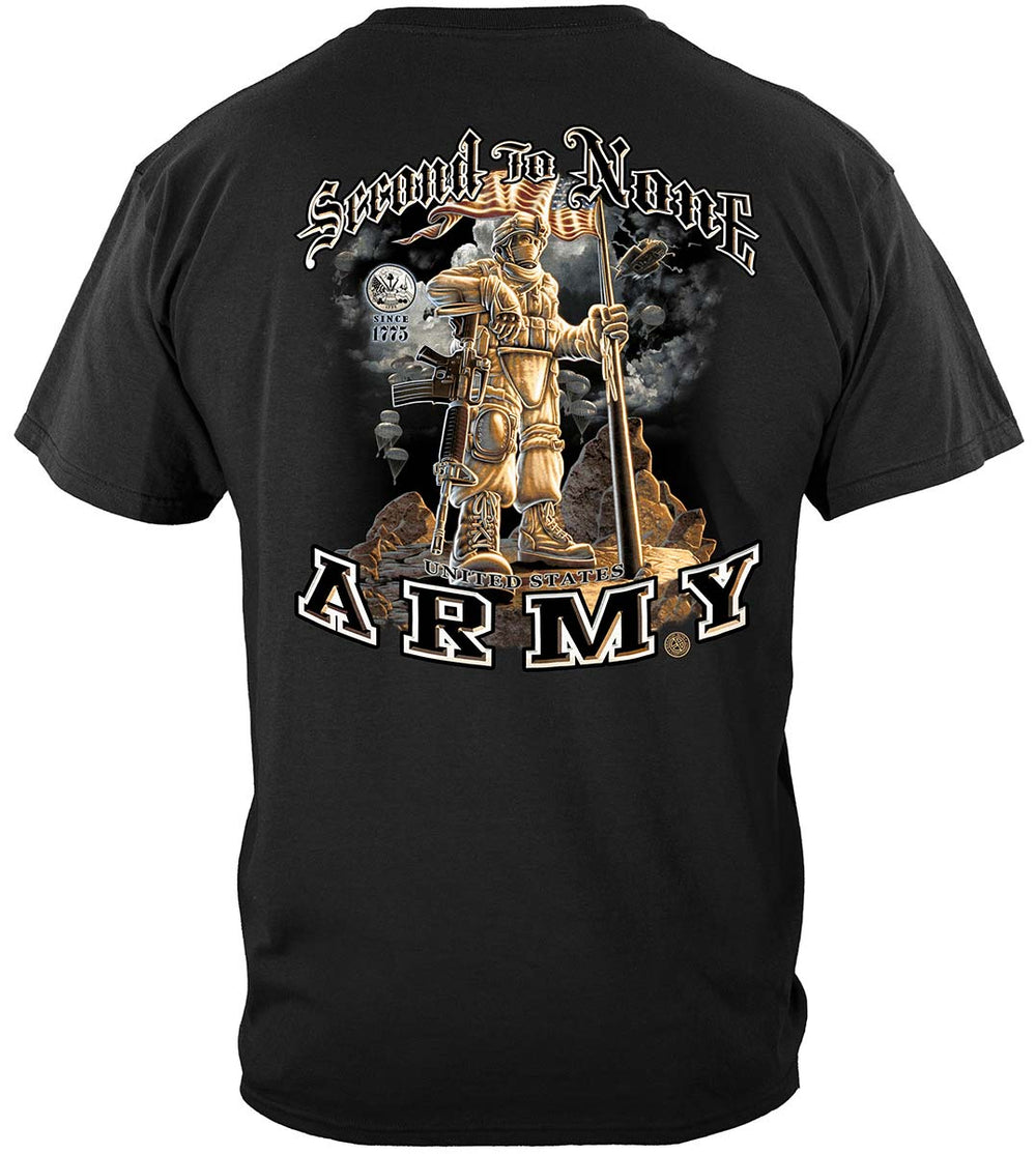 Army Second to None Classic T-Shirt - back view