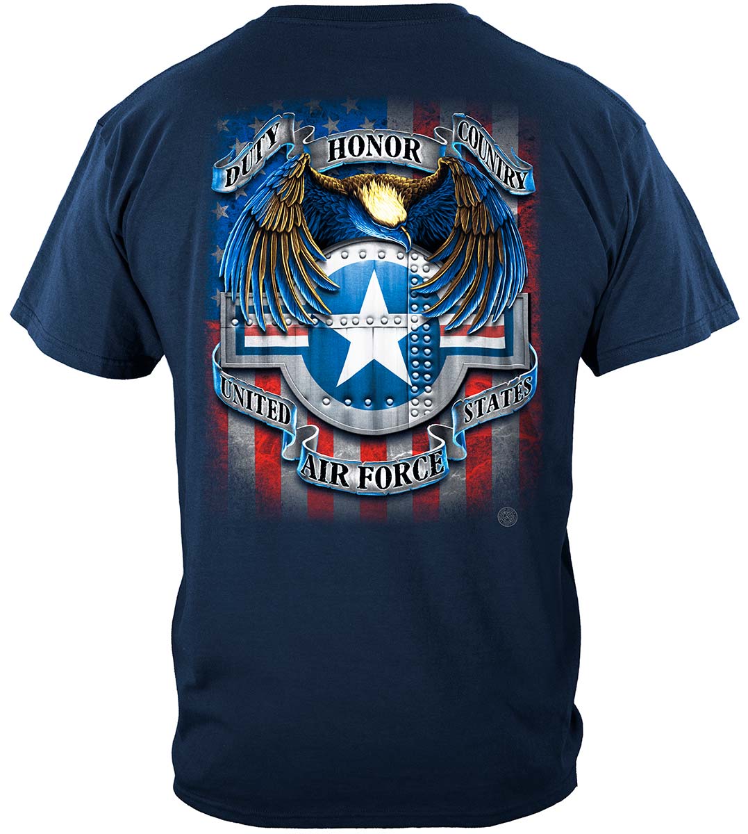 Air Force Star Shield T-Shirt - back view
