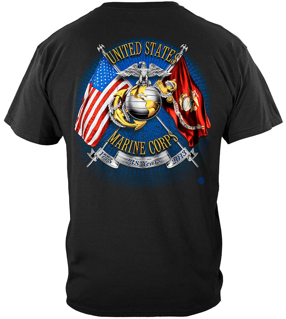 USMC Birthday T-Shirt - back view