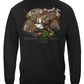 Army Eagle Antique This We'll Defend Long Sleeve Shirt - back view