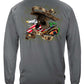 Army Shield and Eagle Long Sleeve Shirt - back view