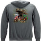 Army Shield and Eagle Hoodie - back view