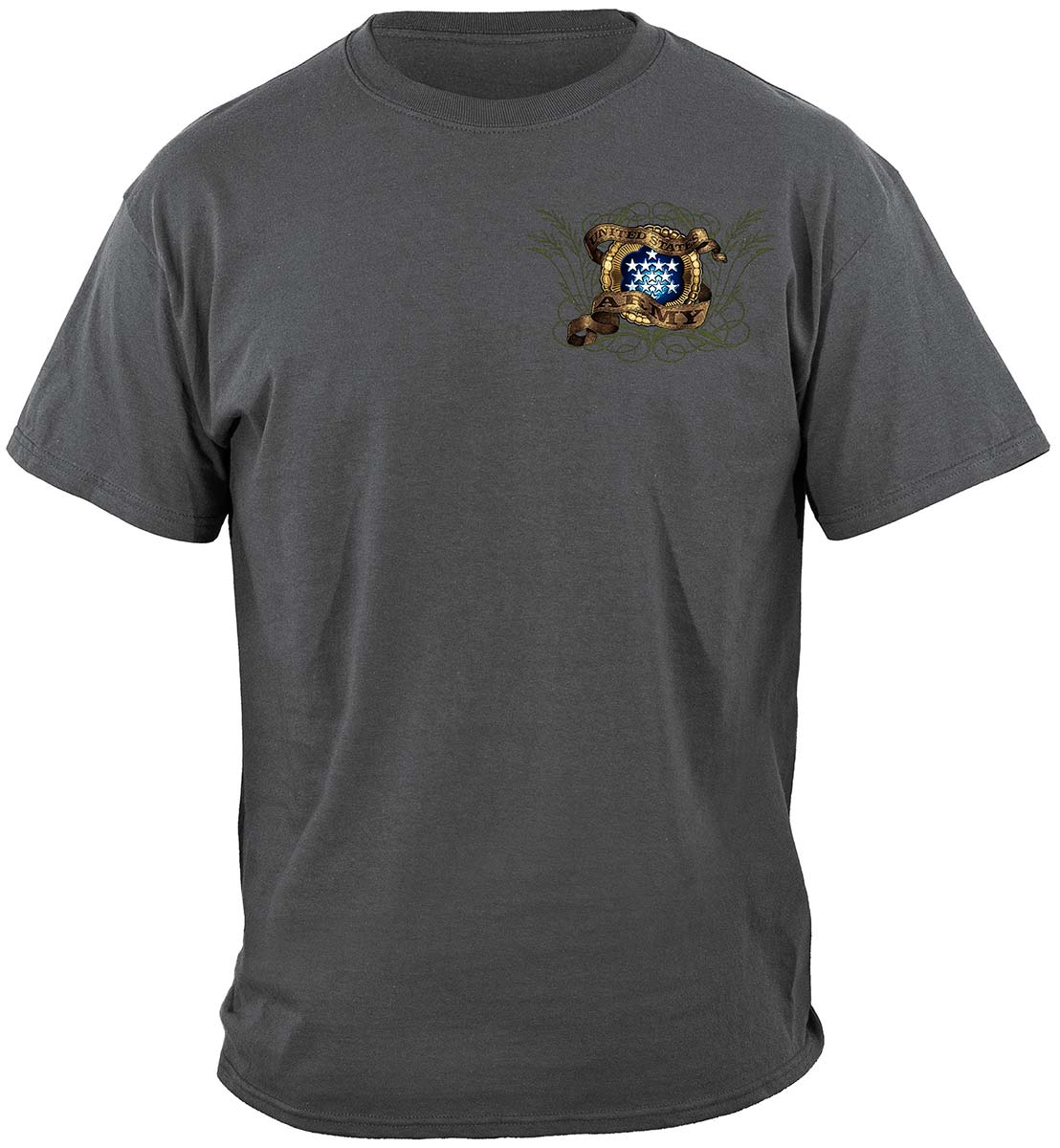 Army Shield and Eagle T-Shirt - front view