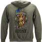 Army Doughboy Hoodie - back view
