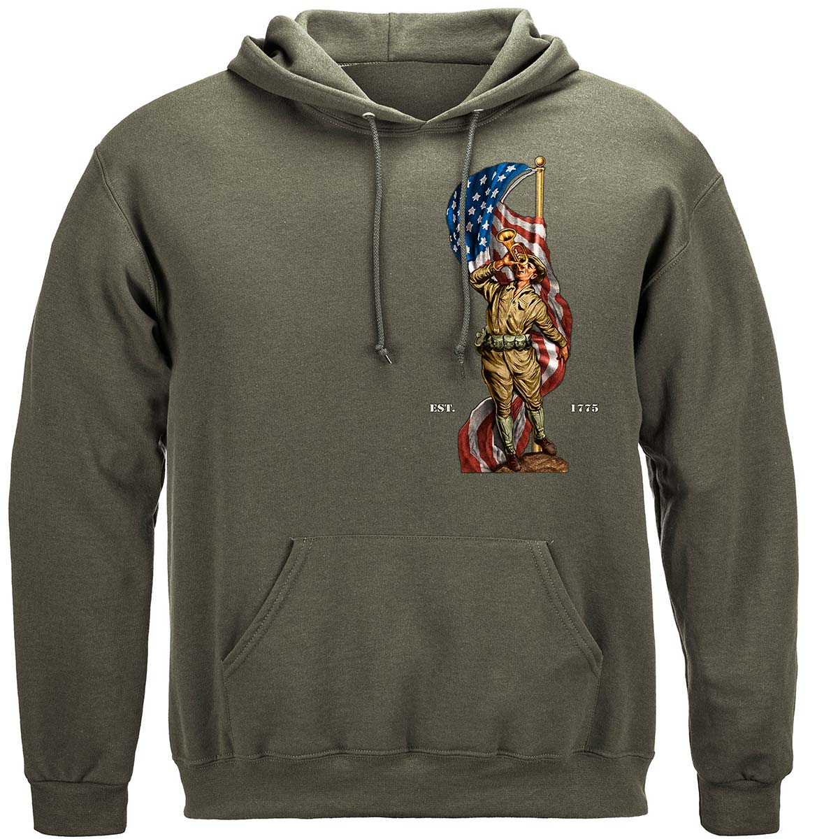 Army Doughboy Hoodie - front view