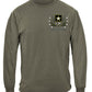 Army Star Double Flag Long Sleeve Shirt - front view