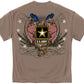 Army Star Double Flag T-Shirt - back view