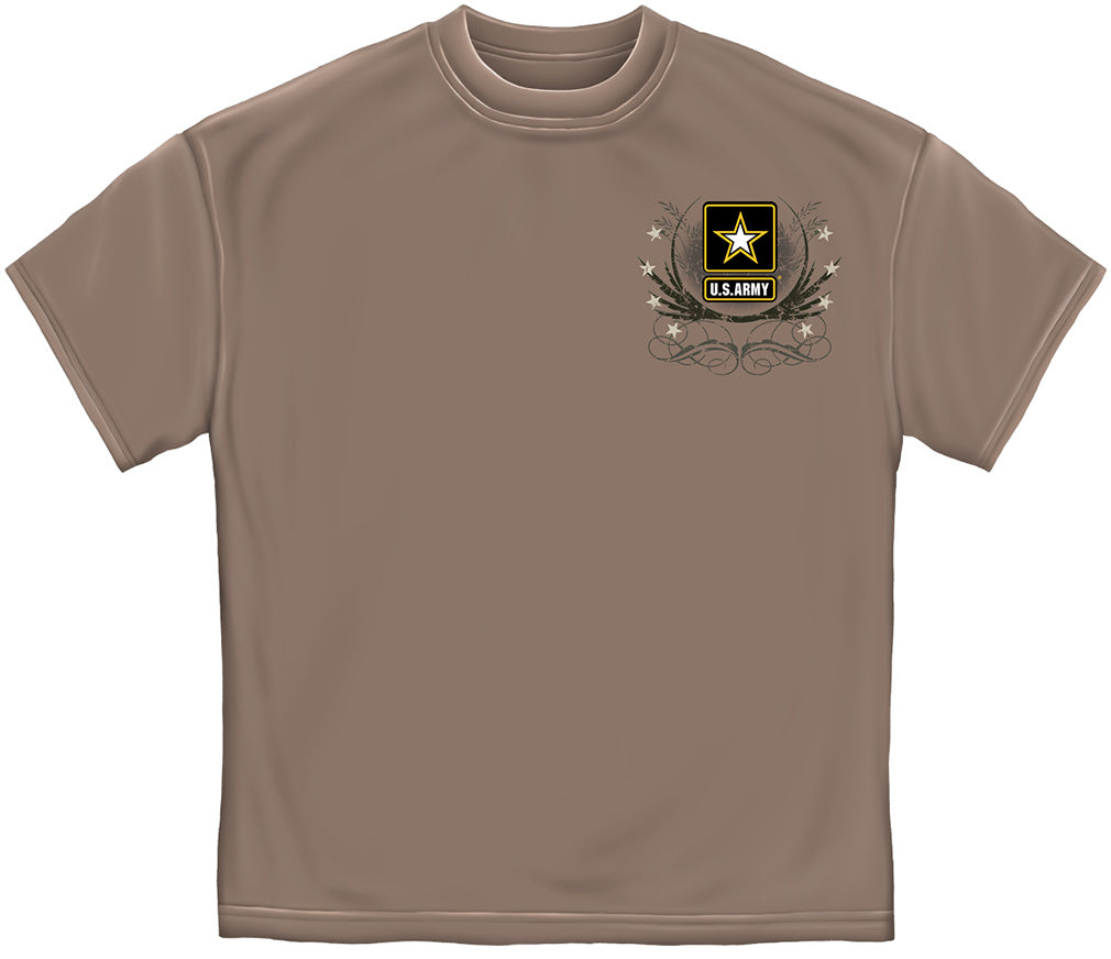 Army Star Double Flag T-Shirt - front view