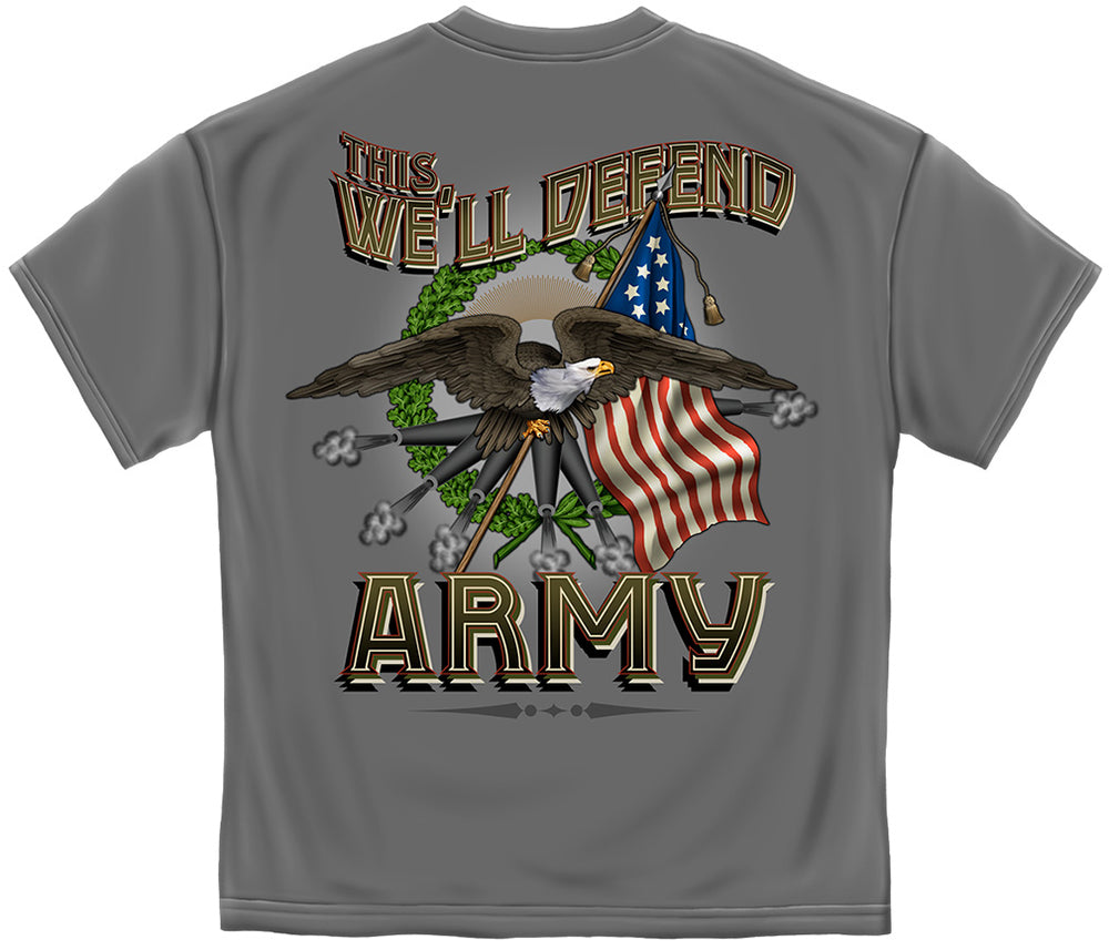 Army Cannons T-Shirt - back view
